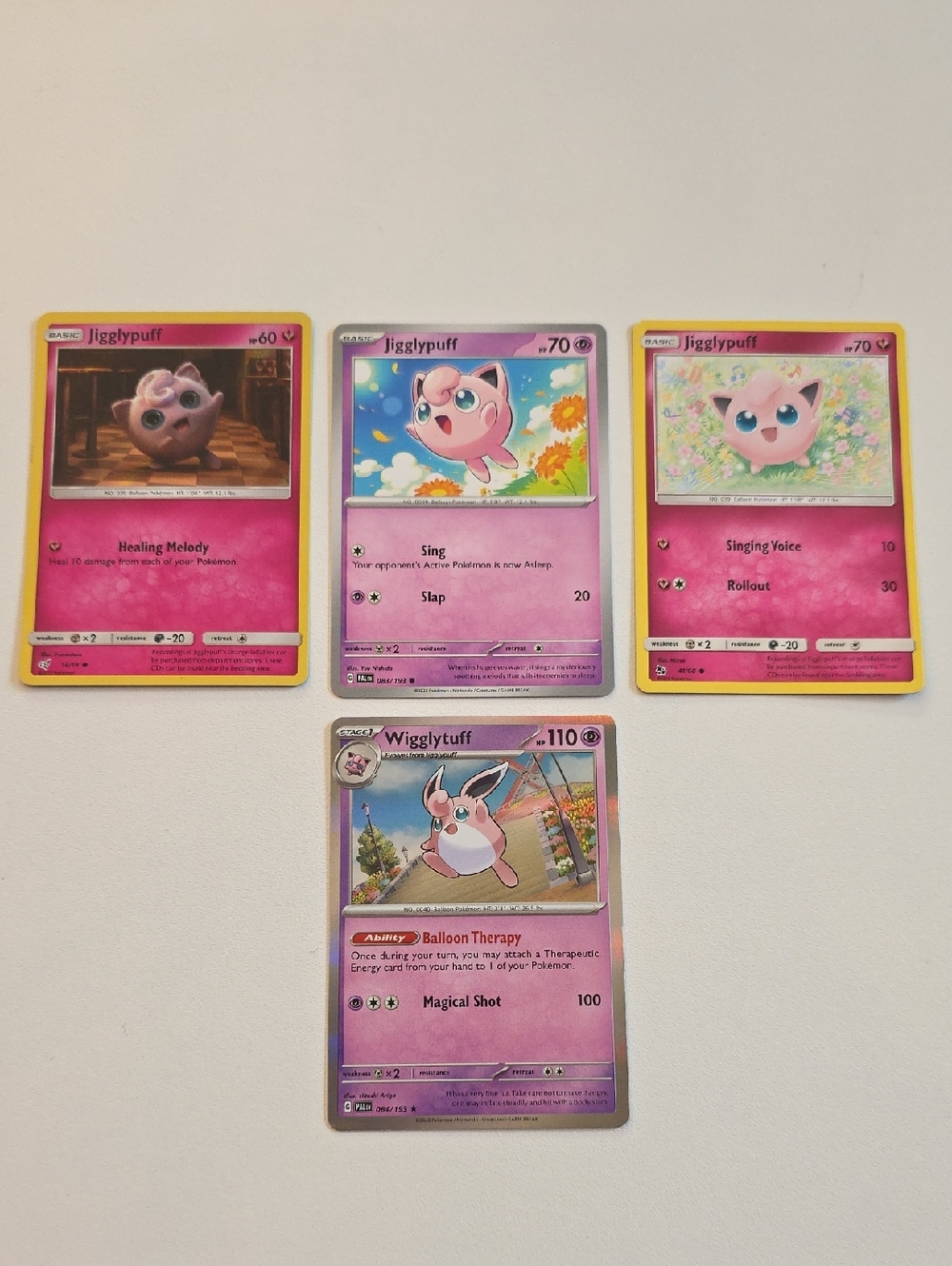 Pokemon Jigglypuff And Wigglytuff Card